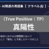 真陽性（True Positive：TP）とは？-AI関連の用語集【クラベルAI】-