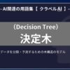 決定木（Decision Tree）とは？-AI関連の用語集【クラベルAI】-